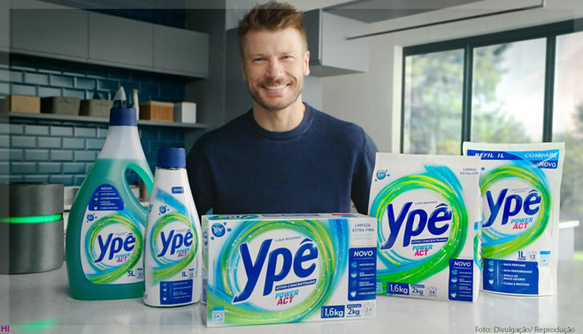 Rodrigo Hilbert destaca fórmula de alta eficiência do novo Ypê Power Act