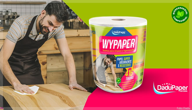 Dadu lança Wypaper, sua toalha multiuso para limpeza e higienização