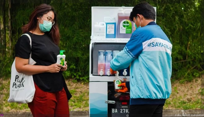 Reckitt Indonésia se une a startup para vender produtos a granel