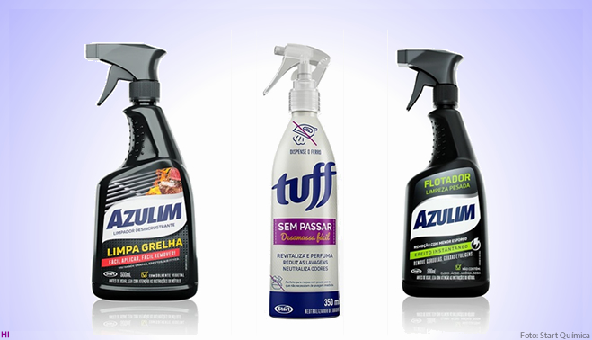 Start Química anuncia lançamento de três produtos de limpeza