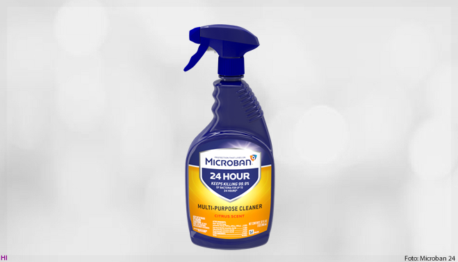 Microban 24 é primeiro produto registrado para matar bactérias e vírus que causam gripe e COVID-19