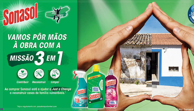 Marca de limpeza da Henkel ajuda reabilitar casas de famílias vulneráveis em Portugal