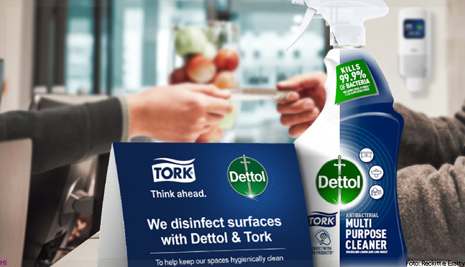 Reckitt e Essity se unem para lançar soluções de limpeza profissional na Europa