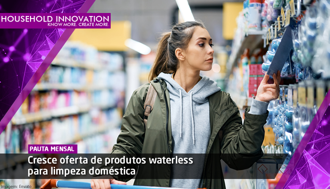 Cresce oferta de produtos waterless para limpeza doméstica