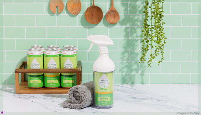 Puracy lança produtos de limpeza em lata nos EUA