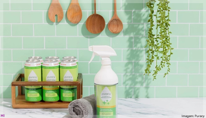Como atrair consumidores com produtos de limpeza recarregáveis