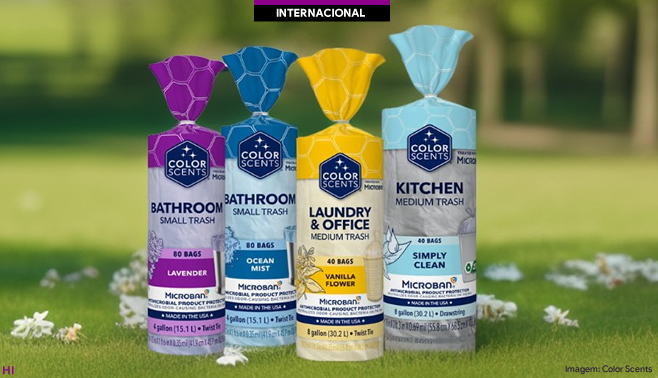 Color Scents lança sacos de lixo que combatem bactérias e odores