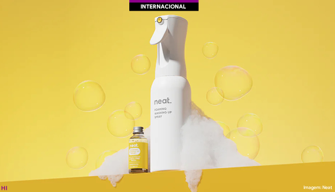 Spray de espuma lava-louças sustentável é lançado no Reino Unido
