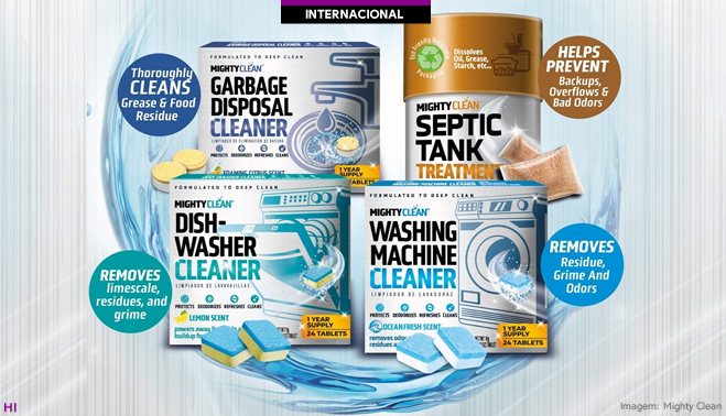 Mighty Clean lança linha de limpadores de eletrodomésticos nos EUA
