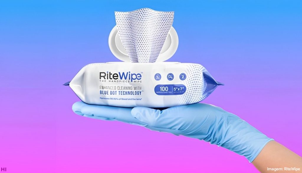 RiteWipe lança wipes para limpeza de ferramentas manuais para dentistas