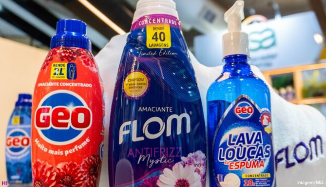 N&L lança lava-louças GEO em espuma e amaciantes Geo e Flom